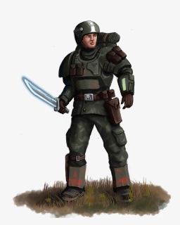 Warhammer K Imperial Guard Png - Warhammer 40k Imperial Guard Soldier, Transparent Png, Free Download