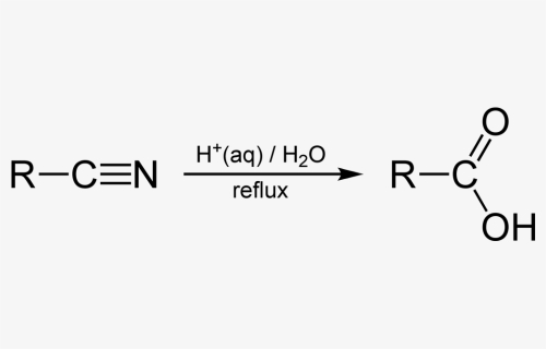 Nitrile Hydrolysis Full Summary - Nitrile Of Hydrolysis, HD Png Download, Free Download