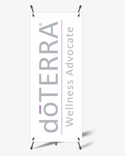 Custom Doterra Vertical Banner With X-banner Stand - Doterra Essential Oils, HD Png Download, Free Download