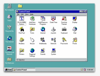 Windows 95 Window Png - Windows 98 Computer Transparent, Png Download, Free Download