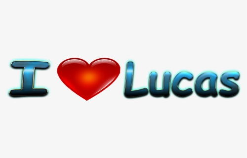 Lucas Love Name Heart Design Png - Heart, Transparent Png, Free Download