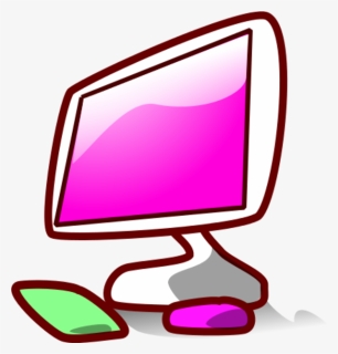 Pink Clipart Computer Mouse - Computer Clip Art Png, Transparent Png, Free Download