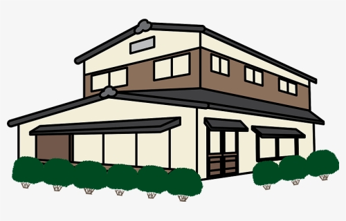 My Home House Clipart イラスト 無料 一戸建て Hd Png Download Kindpng