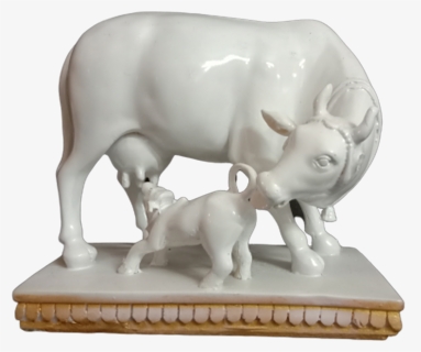 Surabhi Divine Kamdhenu Cow With Calf Source Of All - Figurine, HD Png Download, Free Download