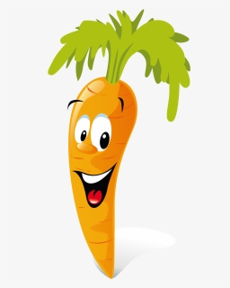 Carrot Animation Vegetable Clip Art - Cartoon Veggies, HD Png Download, Free Download