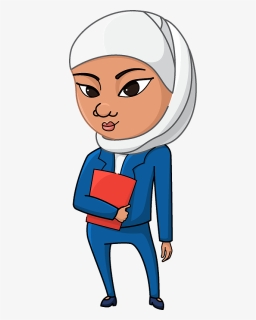 Arabian Girl Student Clipart - Woman, HD Png Download, Free Download
