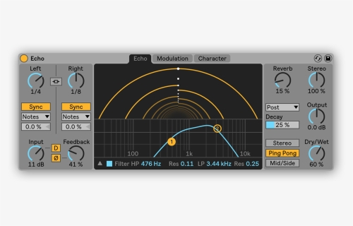 It"s A Fancy New Delay Effect Which Combines The Classic - Ableton Live 10 Effects, HD Png Download, Free Download
