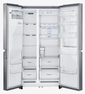 Side By Side Stainless Steel Lsxs26326s Lg Refrigerator, HD Png Download, Free Download