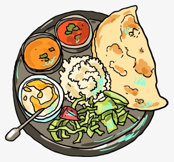 Illustration By Michelle Khuu - Indian Food Clipart, HD Png Download, Free Download