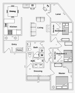 Interior Design Floor Plan Sketches Png - Home Emergency Floor Plan, Transparent Png, Free Download