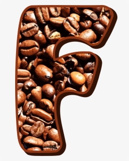 Coffee Beans Typography F - Letter K Coffee Beans, HD Png Download, Free Download
