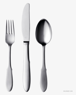 Knife Fork And Spoon Clipart - Fork Spoon Knife Clipart, HD Png Download, Free Download