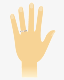 Hand Wedding Ring Clipart - Sign, HD Png Download, Free Download