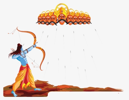 Vijayadashami Png Clipart Background - Happy Dussehra Wishes 2019, Transparent Png, Free Download