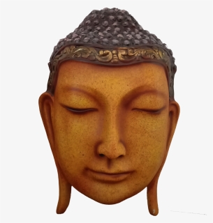 Brown Calm Buddha Head Statue Murti Figurine Sculpture - Gautama Buddha, HD Png Download, Free Download