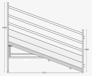 Cattle Loading Ramp Measurements , Png Download - Cattle Loading Ramp Dimensions, Transparent Png, Free Download