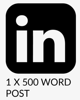 Linkedin Transparent Word - Linked In Logo For Word, HD Png Download, Free Download