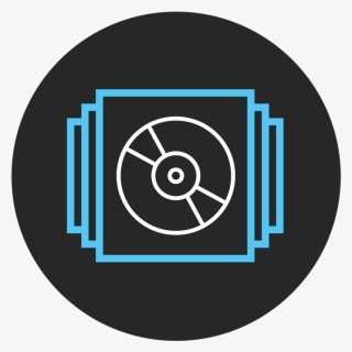 Mixtape Design - Neon Pink Dumbbell Icon, HD Png Download, Free Download