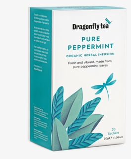 Dragonfly Tea Pure Peppermint Bags - Dragonfly Tea, HD Png Download, Free Download