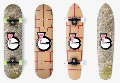 Skateboard Mockup Film Festival - Longboard, HD Png Download, Free Download