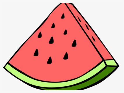Sandwich Clipart Triangle Object - Watermelon Clip Art, HD Png Download, Free Download