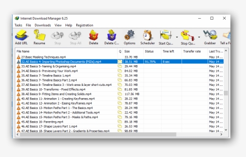Transparent Playlist Icon Png - Internet Download Manager Speed View, Png Download, Free Download
