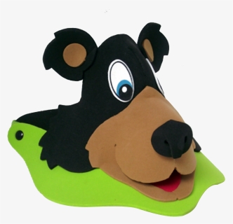 Black Bear Visor - Viseras De Animales En Foami, HD Png Download, Free Download
