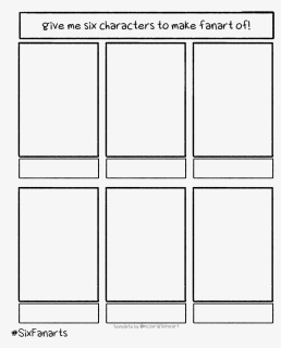 Give Me 6 Characters To Make Fanart, HD Png Download, Free Download