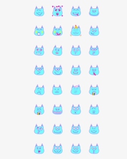 Cute Emoji Cat Stickers, HD Png Download, Free Download