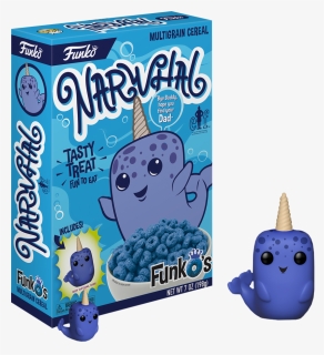 Narwhal Funko"s Cereal With Pocket Pop Vinyl Figure - Cereal Box Funko Pop, HD Png Download, Free Download