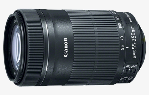 Canon Ef S 55 250mm F 4.5 5.6 Is Stm, HD Png Download, Free Download