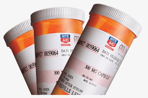 Transfer Now Image Of Pills - Rite Aid Prescription Bottle, HD Png Download, Free Download