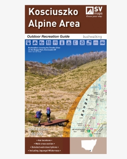 Kosciuszko Alpine Area Outdoor Recreation Guide Map - Backpacking, HD Png Download, Free Download