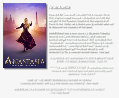 Anastasia Inspired By Twentieth Century Fox"s Classic - Broadway Anastasia Broadway Poster, HD Png Download, Free Download
