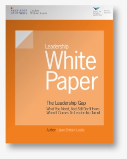 The Leadership Gap White Paper - Graphic Design, HD Png Download, Free Download