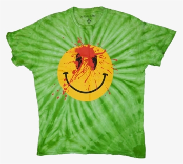 Playboi Carti Die Lit Tour Tie Dye Smiley Face T-shirt, HD Png Download, Free Download