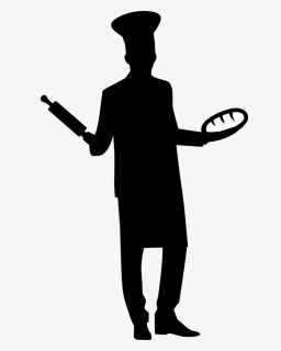 Baker Silhouette Png, Transparent Png, Free Download