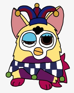 Furby Transparent Jester - Cartoon, HD Png Download, Free Download