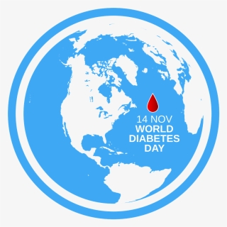 The World Day Of Struggle Against Diabetes 14 Nov Vector - Globe Climate Change Png, Transparent Png, Free Download