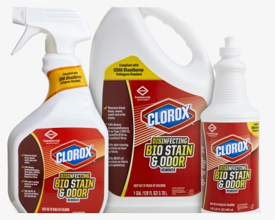 Clorox Professional Products Company Introduces New - Clorox Disinfecting Bio Stain & Odor Remover Spray, HD Png Download, Free Download