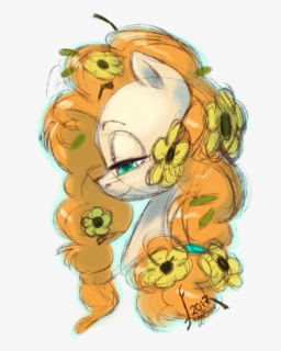 Fim] The Maid With The Buttercup Hair By Funnyfany - Pear Butter Mlp, HD Png Download, Free Download