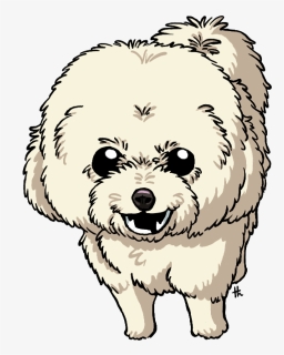 A Pet Portrait Of Jax The Puffy Bichon Commissioned - Companion Dog, HD Png Download, Free Download