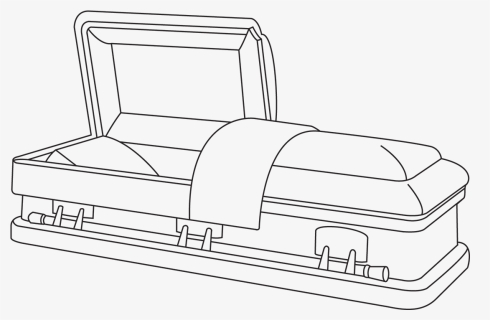 Drawing Of A Casket , Png Download - Drawing Of A Casket, Transparent Png, Free Download
