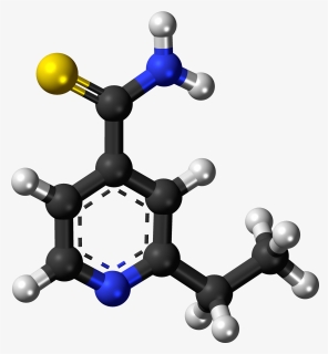 Ethionamide 3d Ball - Toluene Molecule, HD Png Download, Free Download