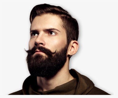 Beard And Moustache Hairstyle, HD Png Download, Free Download