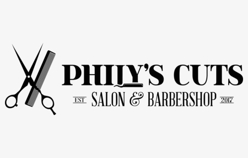 Phily"s Cuts, Brick Nj, Logo, Phily"s Cuts Logo, Scissors, - Salon And Barber Pics Png, Transparent Png, Free Download