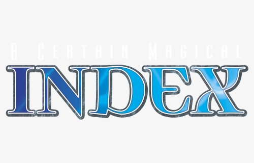 Certain Magical Index Png, Transparent Png, Free Download