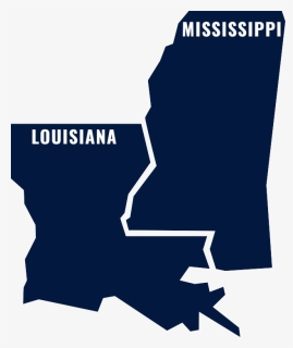 Map Location In Old River, Lake Charles, Louisiana - Louisiana Alabama Mississippi And Florida, HD Png Download, Free Download