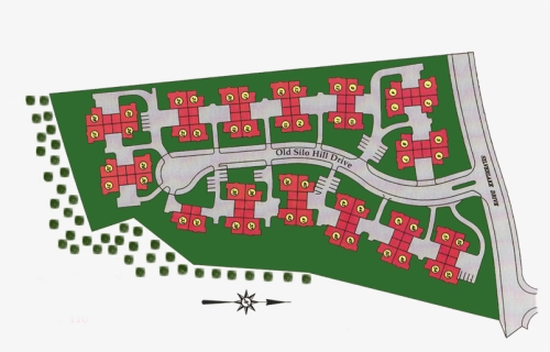 Old Silo Hill Plat Map - Plan, HD Png Download, Free Download