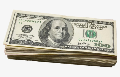 United States Dollar Bill Transparent - 100 Dollar Bill Transparent, HD Png Download, Free Download